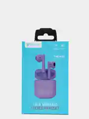 Пурпурный наушники TWS беспроводные Bluetooth с кейсом