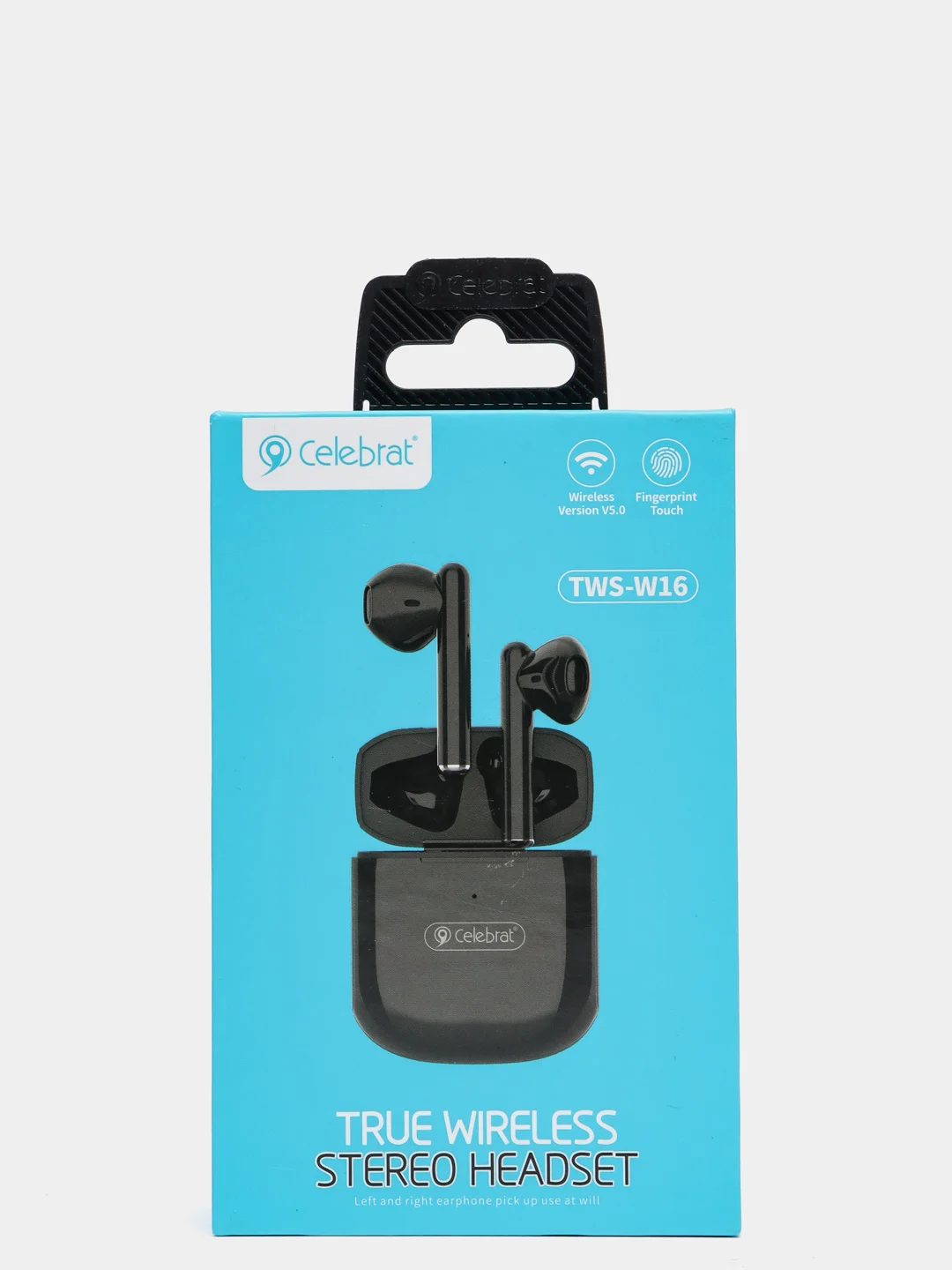 Черный наушники TWS беспроводные Bluetooth с кейсом