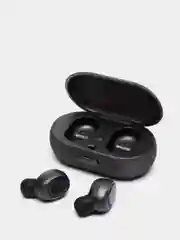 Черный беспроводные Bluetooth-наушники вакуумные, с зарядным чехлом, TWS, T1