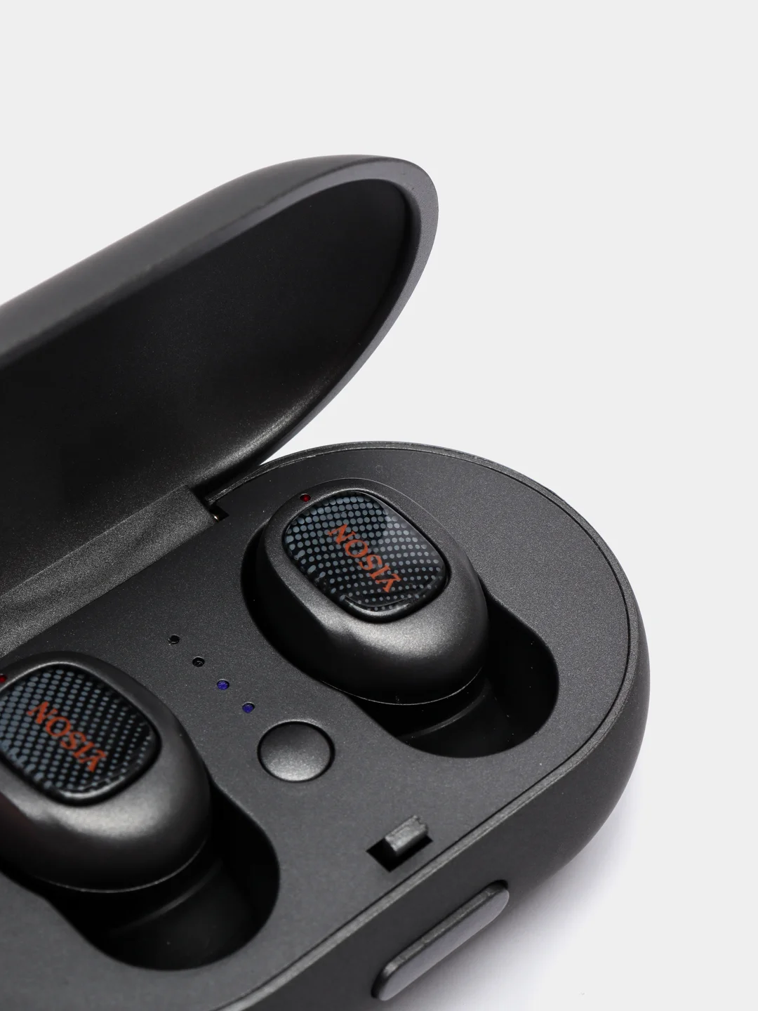 Черный беспроводные Bluetooth-наушники вакуумные, с зарядным чехлом, TWS, T1