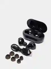 Черный беспроводные вакуумные Bluetooth-наушники TWS с зарядным чехлом, T3