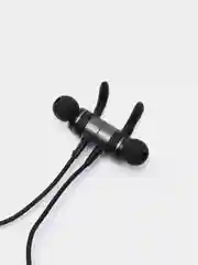 Черный наушники беспроводные, вакуумные, Bluetooth, TWS, с шейным шнурком, Е17