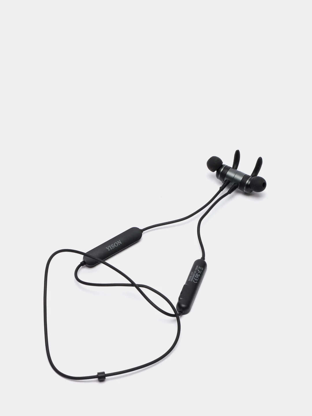 Черный наушники беспроводные, вакуумные, Bluetooth, TWS, с шейным шнурком, Е17