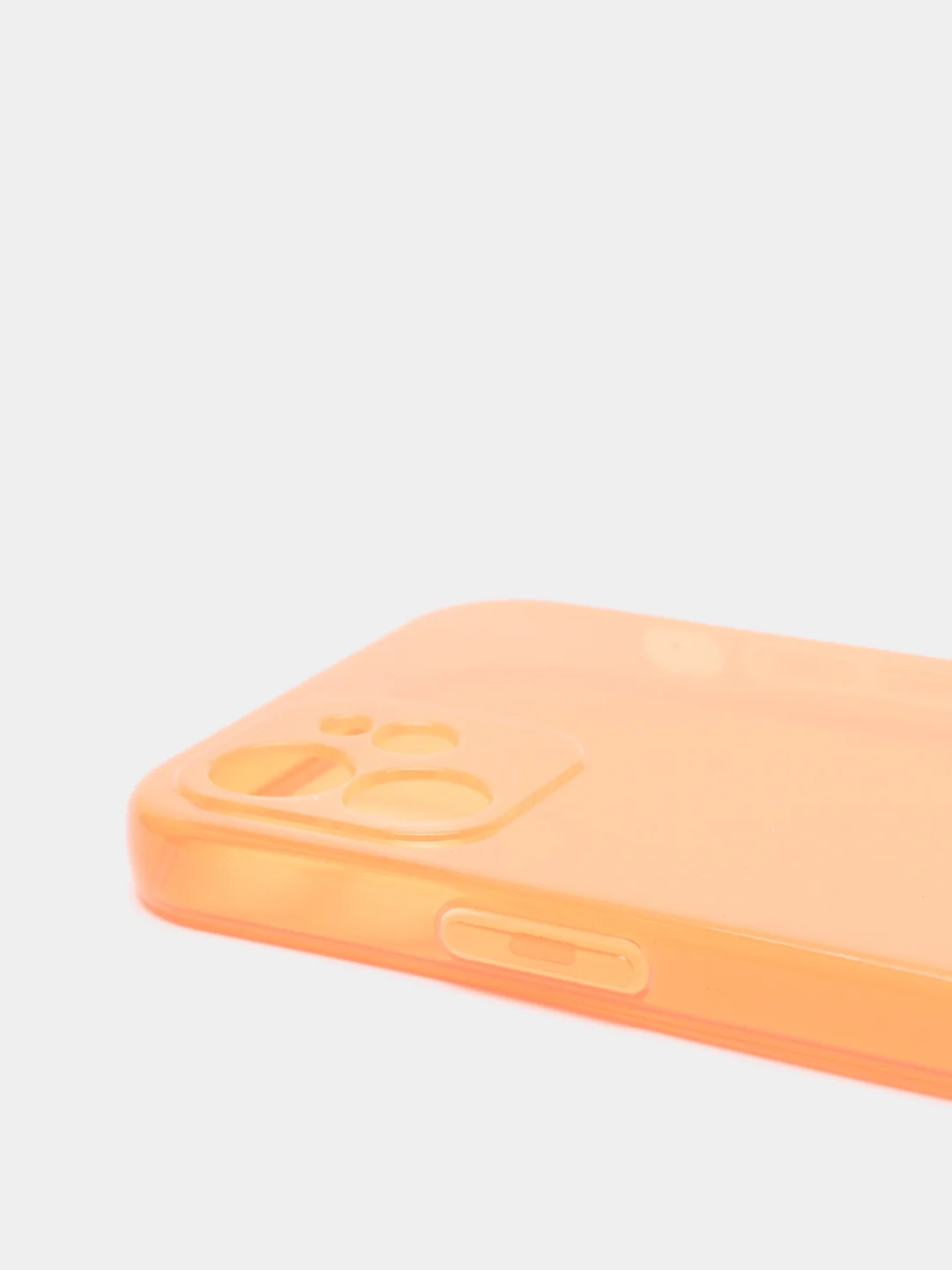 Оранжевый яркий силиконовый чехол iPhone XR, 11, 12 Mini, 12 Pro, 12 Pro Max