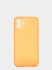 Оранжевый яркий силиконовый чехол iPhone XR, 11, 12 Mini, 12 Pro, 12 Pro Max
