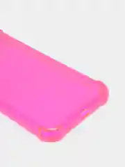 Красный силиконовый прозрачный противоударный, неоновый чехол для iPhone 11 / 12 с защитой камеры