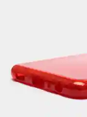 Красный чехол Samsung Galaxy A22 4G, M22, Самсунг Галакси А22 4G, М22 блестящий с защитой камеры