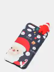 Синий чехол "Happy New Year" 2 для iPhone 6/6s 7/8 Plus XR XS 11 Pro 12 Pro mini