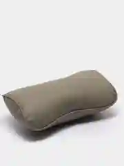 Серый подушка на подголовник из экокожи