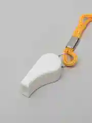 Белый свисток спортивный, пластиковый