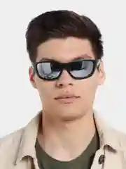 Серебряный мужские солнцезащитные очки