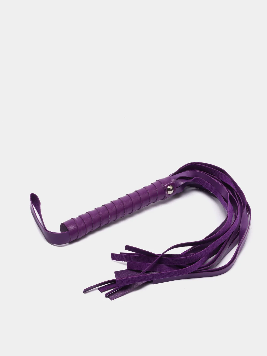 Фиолетовый плетка БДСМ, для секс-игр, кожаная плеть BDSM, для шлепков, ролевых игр, доминирования
