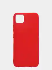 Красный чехол Realme C11 2020 Реалми С11 2020 силиконовый, цветной, матовый