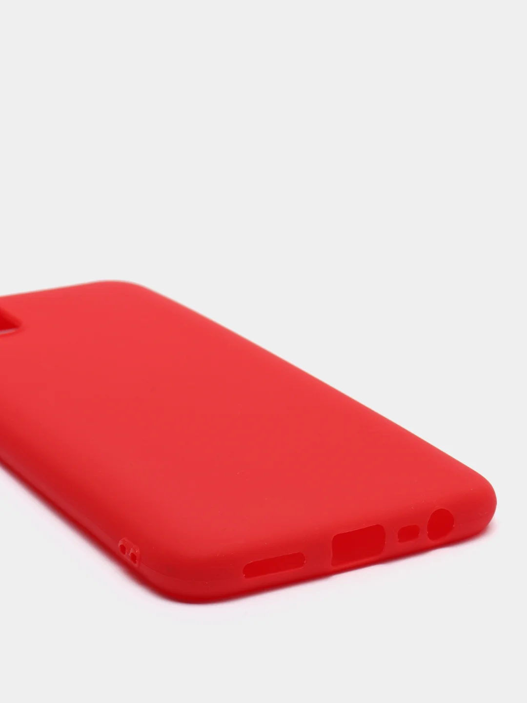 Красный чехол Realme C11 2020 Реалми С11 2020 силиконовый, цветной, матовый