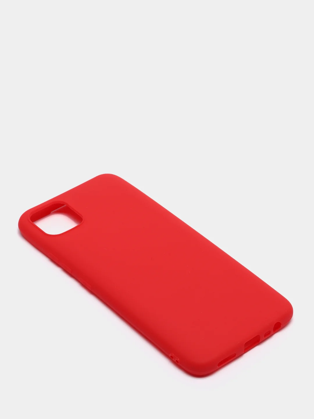 Красный чехол Realme C11 2020 Реалми С11 2020 силиконовый, цветной, матовый