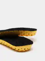 Черный ультралёгкие спортивные меховые зимние стельки EVO для обуви сотовидной структуры Eco Gold