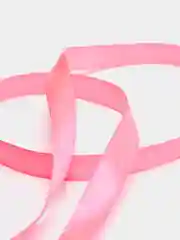 Розовый лента атласная 12мм, рулон 22м (25ярд)