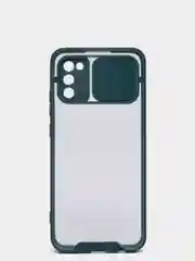 Морской чехол Samsung Galaxy A02s, Самсунг Галакси А02с пластиковый прозрачный с защитой камеры