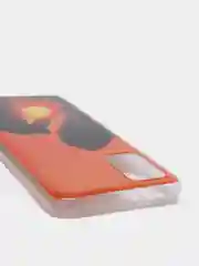 Рыжий чехол Samsung Galaxy A03s силиконовый с рисунком (Самсунг Галакси А03с)
