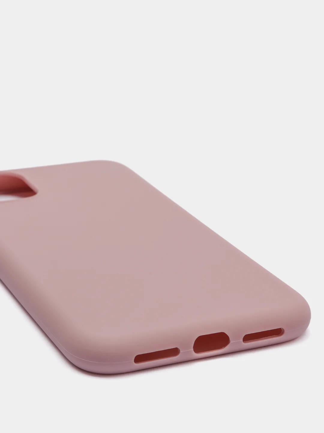 Серебряный чехол для iPhone (Айфон) 11 силиконовый, синий