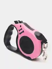 Розовый поводок рулетка для собак и кошек 5м, KOSHO