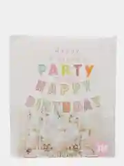 Терракотовый гирлянда Флажки на день рождения Happy Birthday