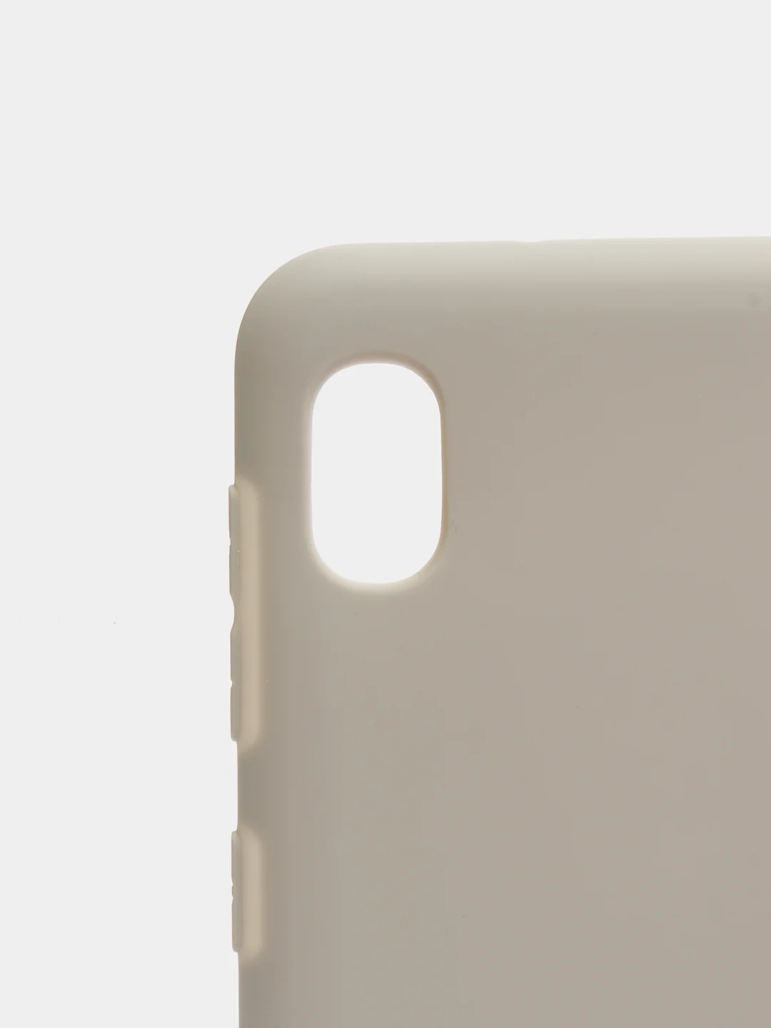 Серый чехол Samsung Galaxy A10, силиконовый
