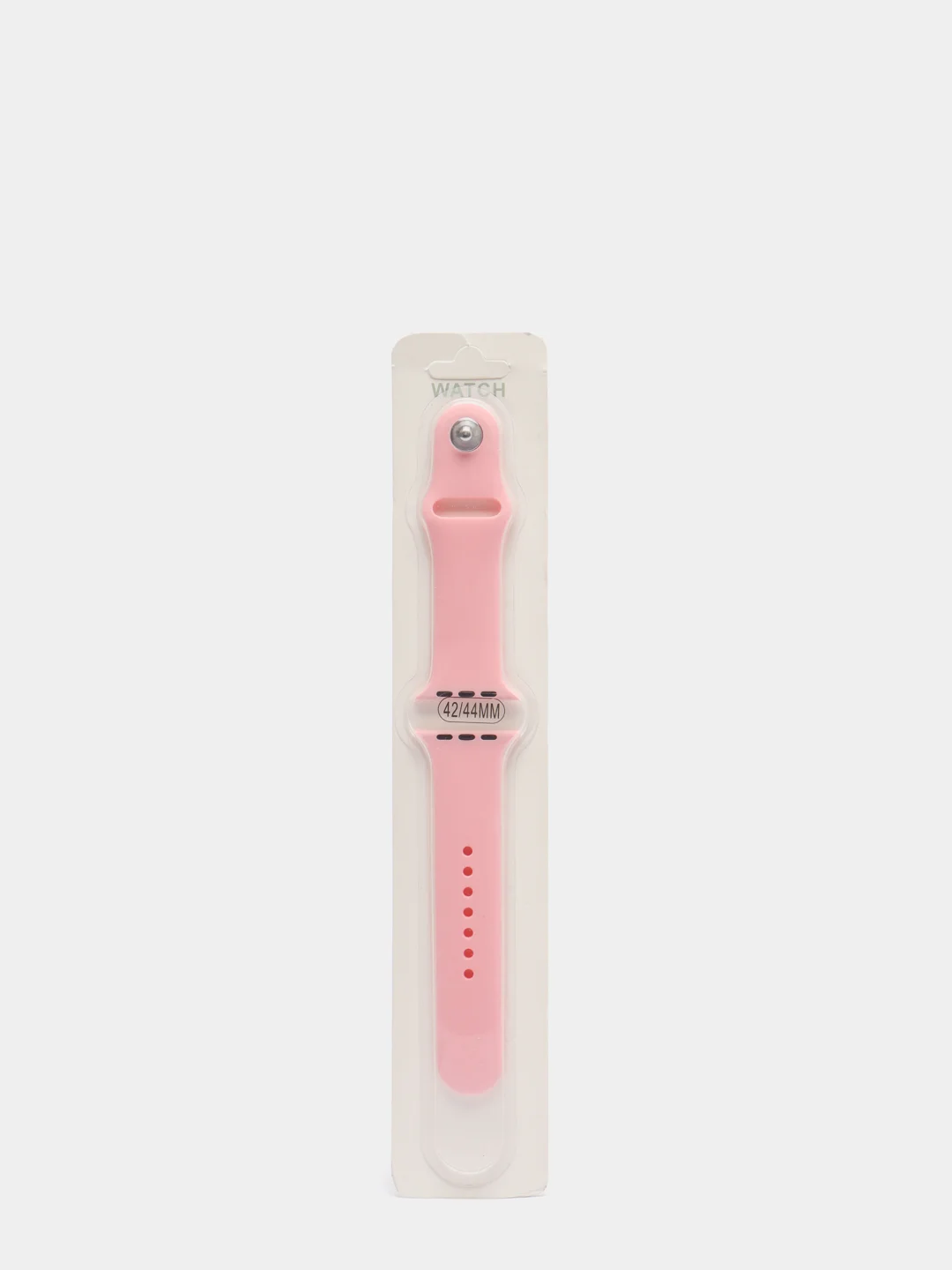 Розовый ремешок, силиконовый, цветной, для Apple Watch, 38, 40, 42, 44, 45, 49 мм