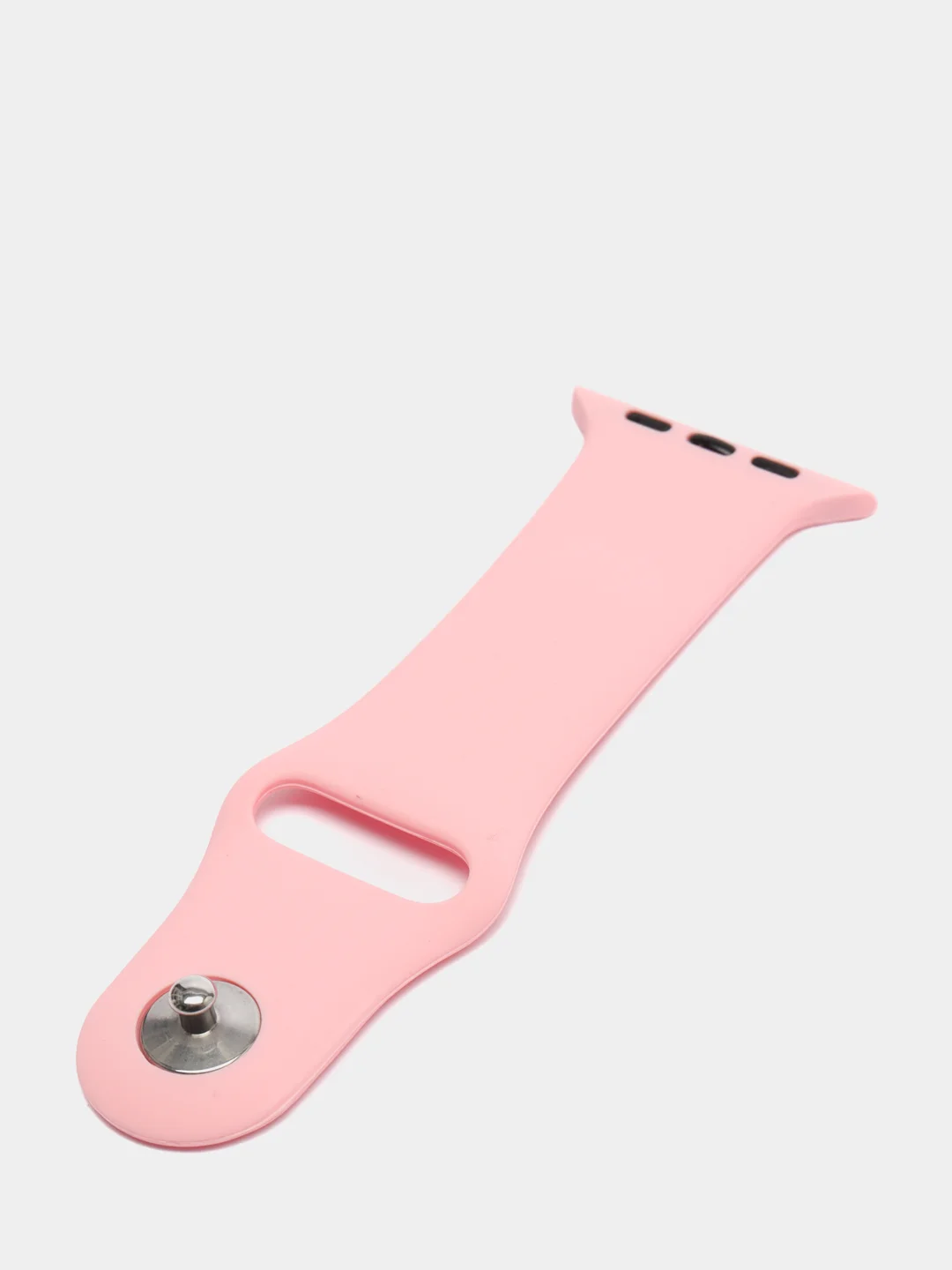 Розовый ремешок, силиконовый, цветной, для Apple Watch, 38, 40, 42, 44, 45, 49 мм