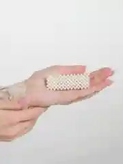 Белый заколка жемчужная