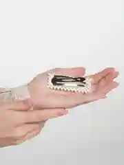 Белый заколка жемчужная