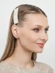 Белый заколка жемчужная
