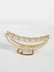 Индиго заколка-краб для волос