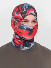 Вишнёвый балаклава подшлемник-маска, универсальная, разные цвета