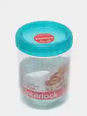 Бирюзовый банка для хранения сыпучих продуктов "LocknLock" Interlock, 700 мл