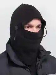 Черный флисовая балаклава