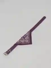 Фиолетовый ошейник бандана для собак и кошек