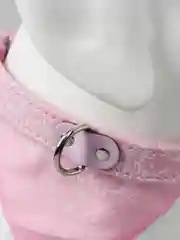 Розовый ошейник бандана для собак и кошек