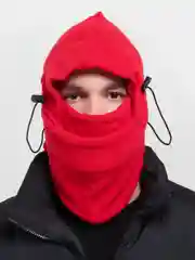 Красный флисовая балаклава