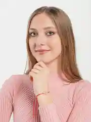 Аметистовый браслет/ красная нить / браслет с подвеской