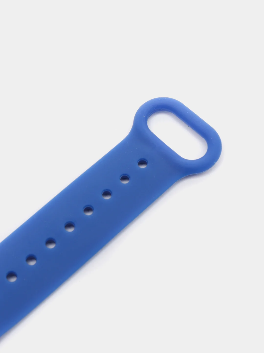 Синий силиконовый ремешок для Xiaomi Mi Band 5 / Mi Band 6, Сяоми Ми Банд 5 / Ми Банд 6