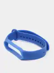 Синий силиконовый ремешок для Xiaomi Mi Band 5 / Mi Band 6, Сяоми Ми Банд 5 / Ми Банд 6