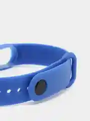 Синий силиконовый ремешок для Xiaomi Mi Band 5 / Mi Band 6, Сяоми Ми Банд 5 / Ми Банд 6