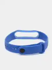Синий силиконовый ремешок для Xiaomi Mi Band 5 / Mi Band 6, Сяоми Ми Банд 5 / Ми Банд 6