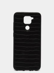 Чехол для Xiaomi Redmi 7A/Note 8T/Note 9/9S/Note 10/10 Pro матовый, вставка из кожи