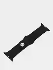 Черный силиконовый ремешок для Apple Watch на 38/40мм и 42/44 мм