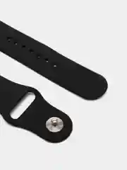 Черный силиконовый ремешок для Apple Watch на 38/40мм и 42/44 мм