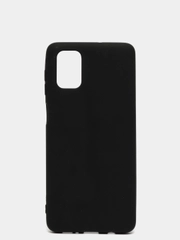 Чёрный матовый чехол Samsung M11, M12, M22 M32, M21 M30S, M31 M31S M51, A11 A12 A22