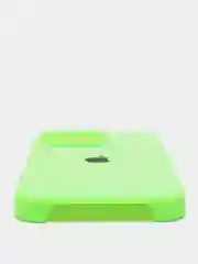 Салатовый чехол Silicone Case для iPhone 13 / 13 Pro / 13 Pro Max с открытым низом