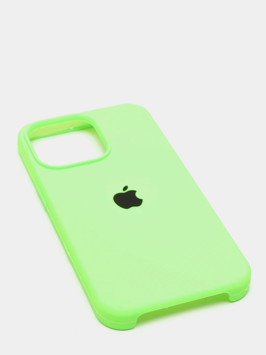Салатовый чехол Silicone Case для iPhone 13 / 13 Pro / 13 Pro Max с открытым низом